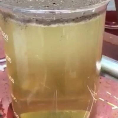 Initial condition when the dissolved air being applied Initial condition when the dissolved air being applied